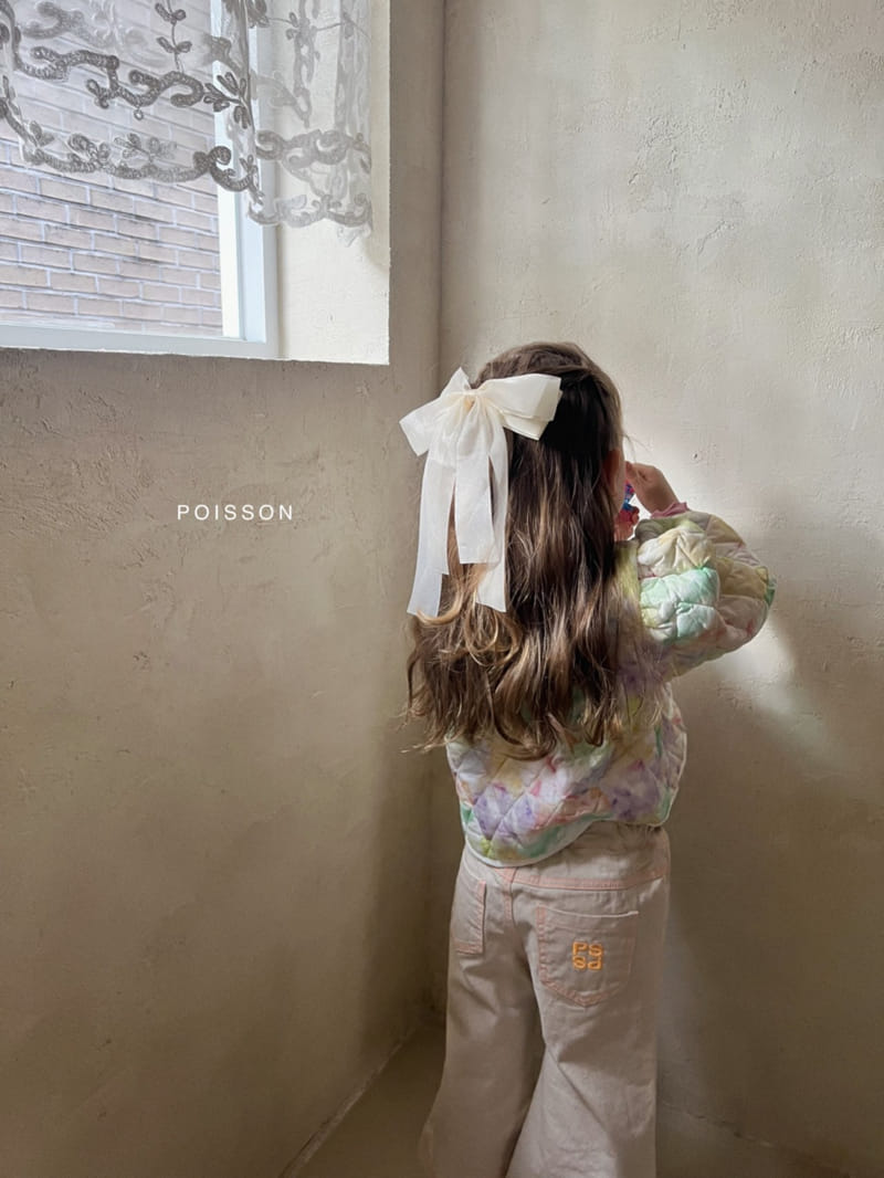 Poisson - Korean Children Fashion - #minifashionista - Shu Shu Ribbon Hairpin - 9