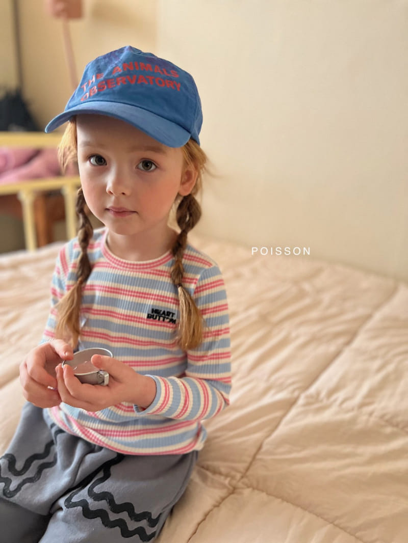 Poisson - Korean Children Fashion - #prettylittlegirls - Button Stripes Tee - 11