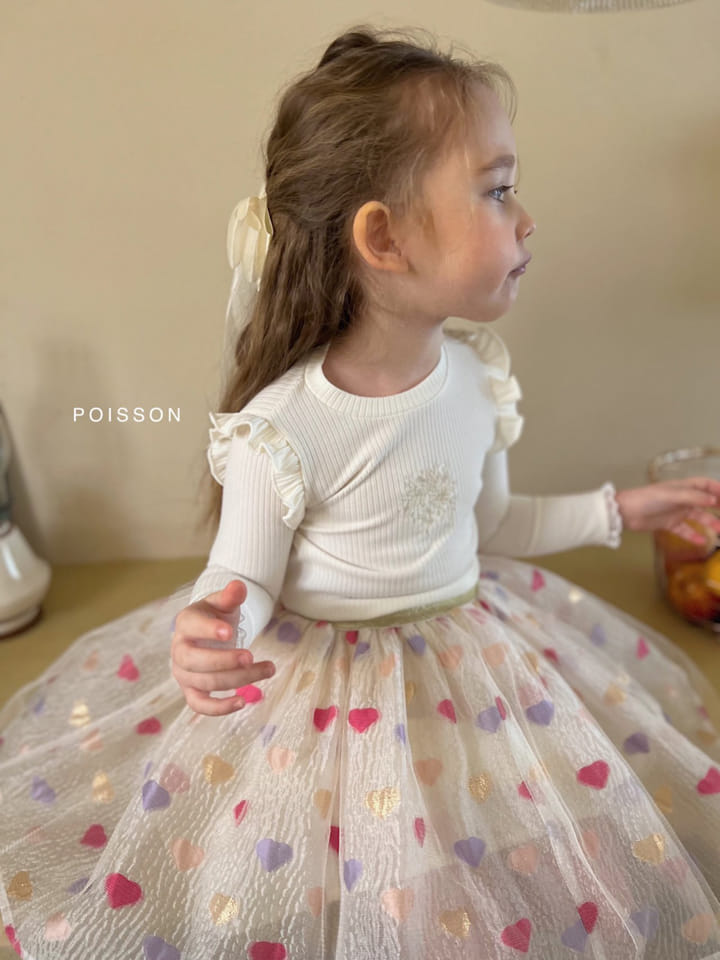 Poisson - Korean Children Fashion - #prettylittlegirls - Heart Tutu Skirt - 8