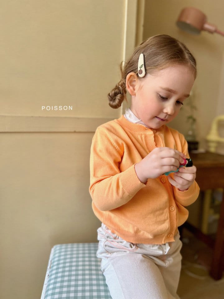 Poisson - Korean Children Fashion - #prettylittlegirls - Button Embroidery Top Bottom Set - 9