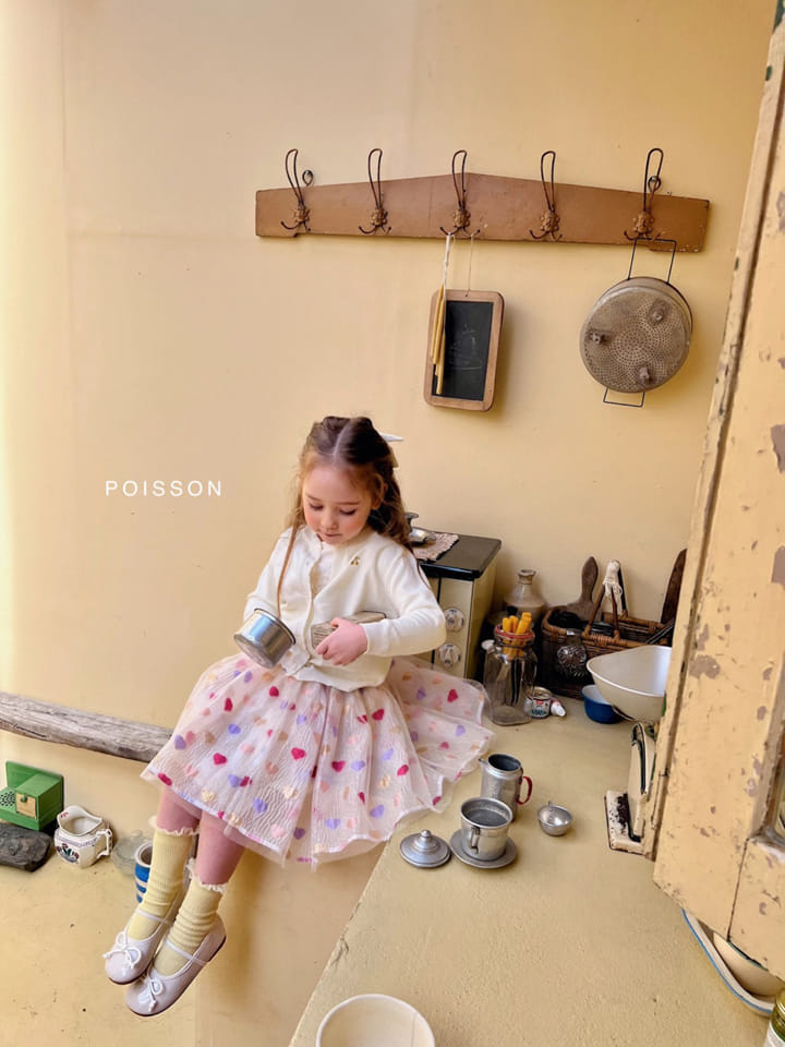 Poisson - Korean Children Fashion - #toddlerclothing - Heart Tutu Skirt - 10