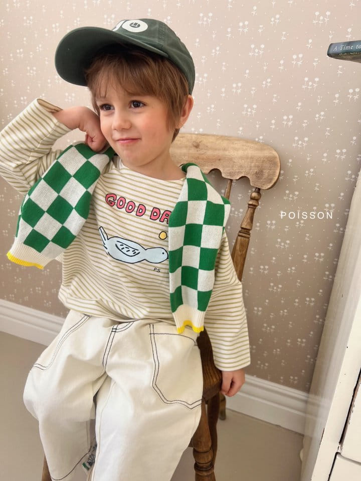 Poisson - Korean Children Fashion - #toddlerclothing - Check Knit Cardigan - 6