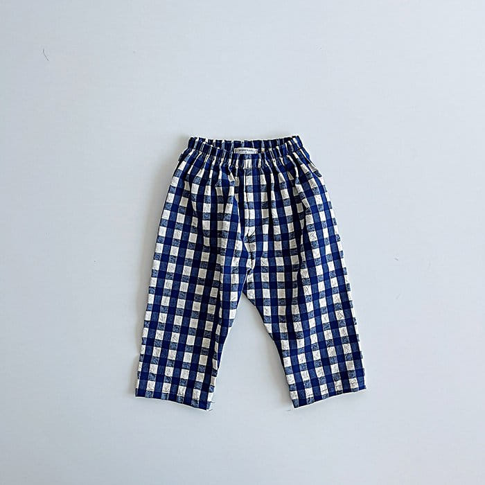 Popochichi - Korean Children Fashion - #kidsshorts - Check Pants - 8