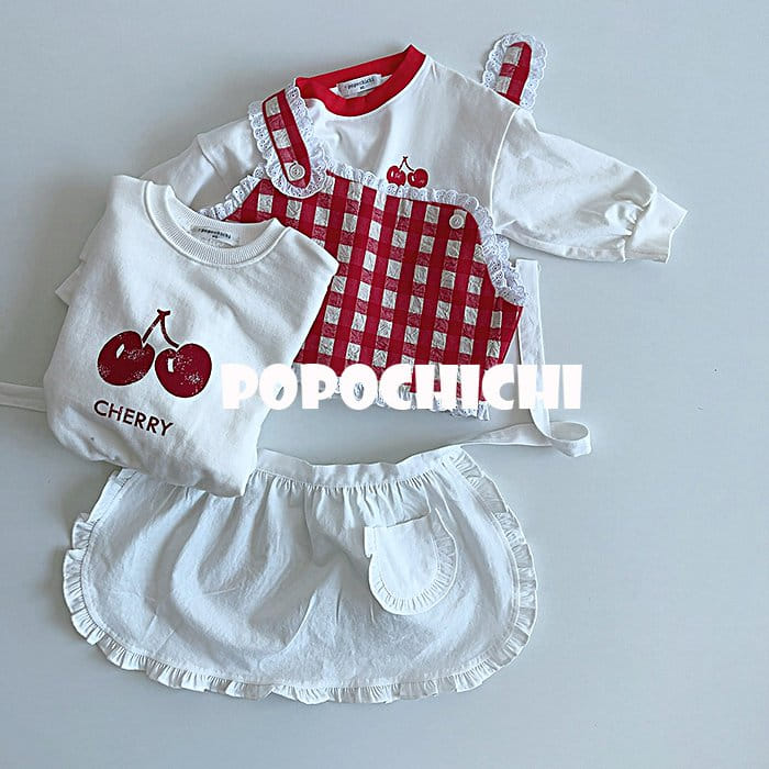 Popochichi - Korean Children Fashion - #magicofchildhood - Cherry Sweatshirt