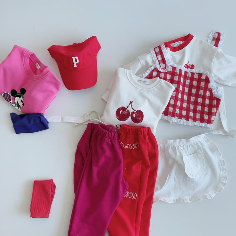 Popochichi - Korean Children Fashion - #minifashionista - Pochi Mini Cherry Pants - 3