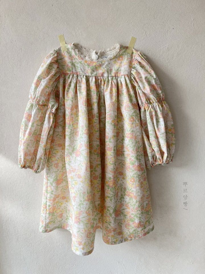 Pourenfant - Korean Children Fashion - #childofig - Adri Flower One-piece - 9