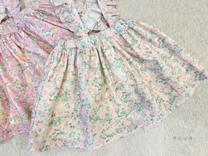 Pourenfant - Korean Children Fashion - #childofig - Denber Flower Skirt - 5