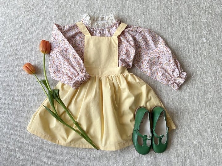 Pourenfant - Korean Children Fashion - #childrensboutique - Shelly Dungarees Skirt - 9