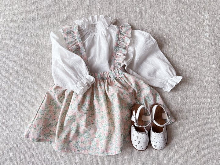 Pourenfant - Korean Children Fashion - #childrensboutique - Denber Flower Skirt - 6