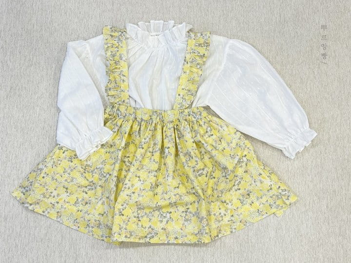 Pourenfant - Korean Children Fashion - #discoveringself - Denber Flower Skirt - 8