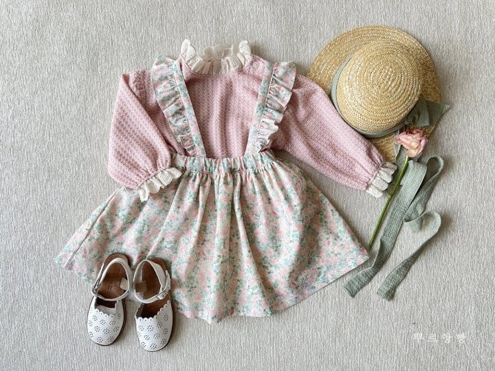 Pourenfant - Korean Children Fashion - #kidsshorts - Denber Flower Skirt - 10