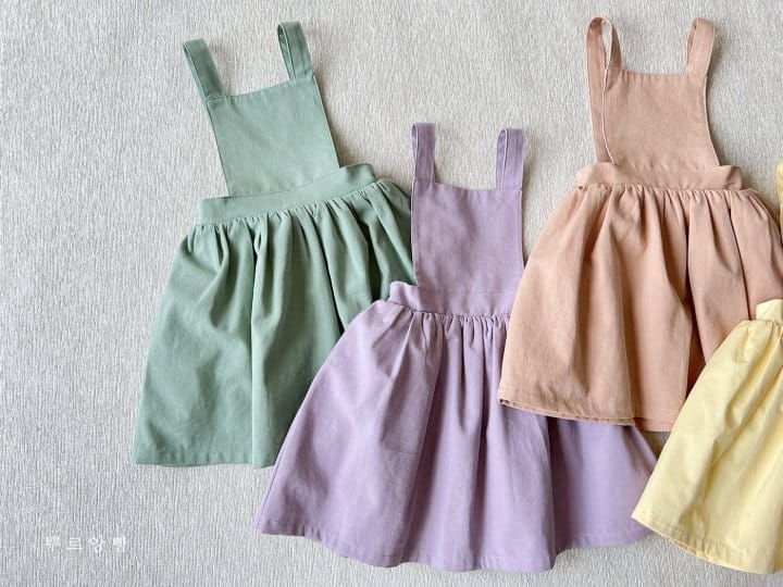 Pourenfant - Korean Children Fashion - #kidzfashiontrend - Shelly Dungarees Skirt