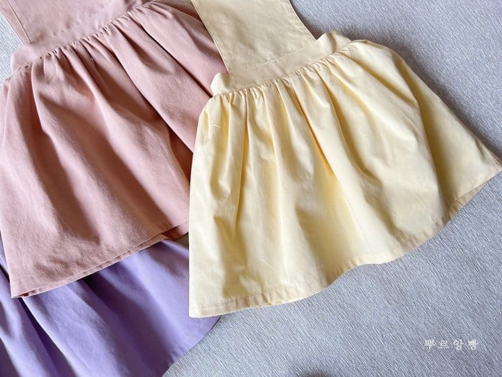 Pourenfant - Korean Children Fashion - #littlefashionista - Shelly Dungarees Skirt - 4