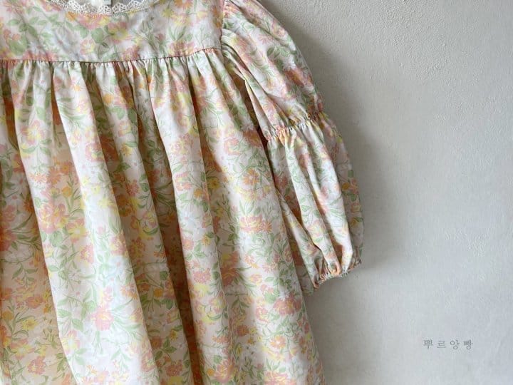 Pourenfant - Korean Children Fashion - #toddlerclothing - Adri Flower One-piece - 7