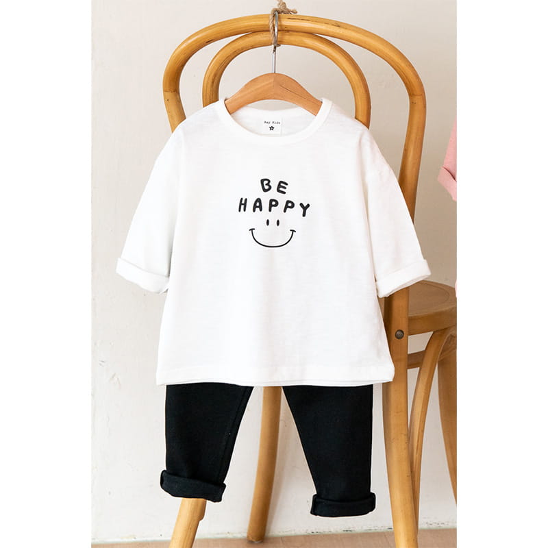 Raykids - Korean Children Fashion - #designkidswear - Happy Smile Top Bottom Set - 2