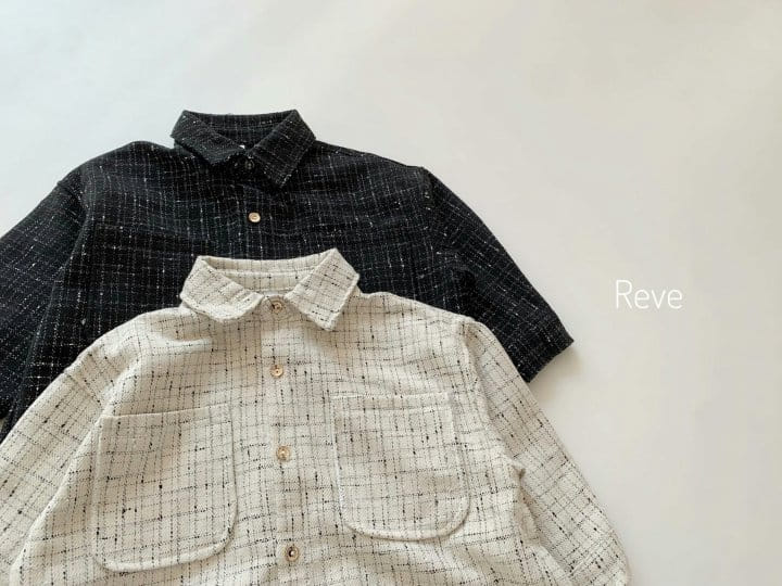 Reve Kid - Korean Children Fashion - #childofig - Pocket Twid Over Fit Shirt - 2