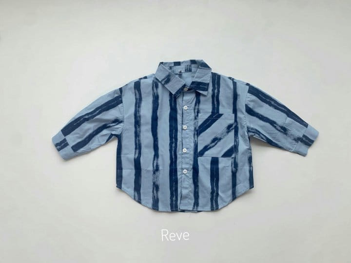 Reve Kid - Korean Children Fashion - #prettylittlegirls - Pocket Stripes Shirt - 2