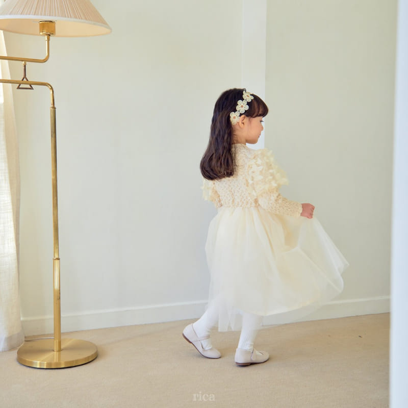 Rica - Korean Children Fashion - #designkidswear - Butter Flower One-piece - 6