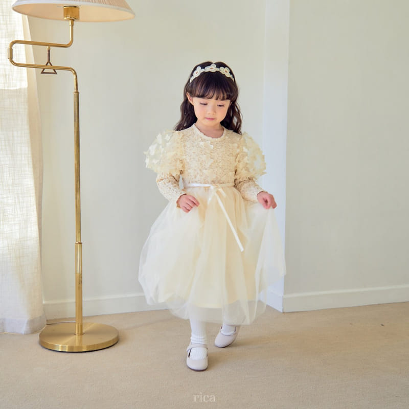 Rica - Korean Children Fashion - #discoveringself - Butter Flower One-piece - 7
