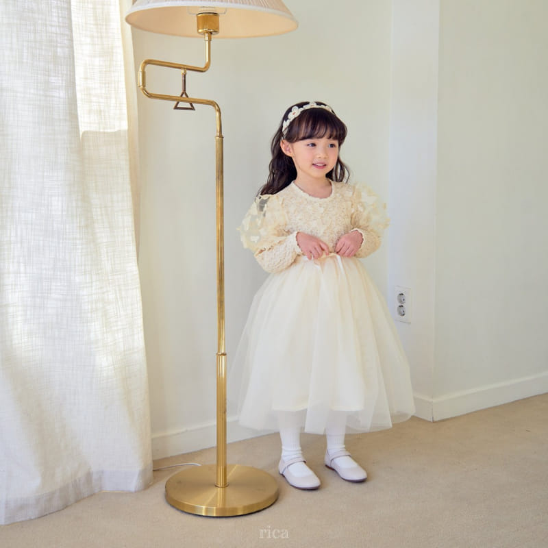 Rica - Korean Children Fashion - #fashionkids - Butter Flower One-piece - 8