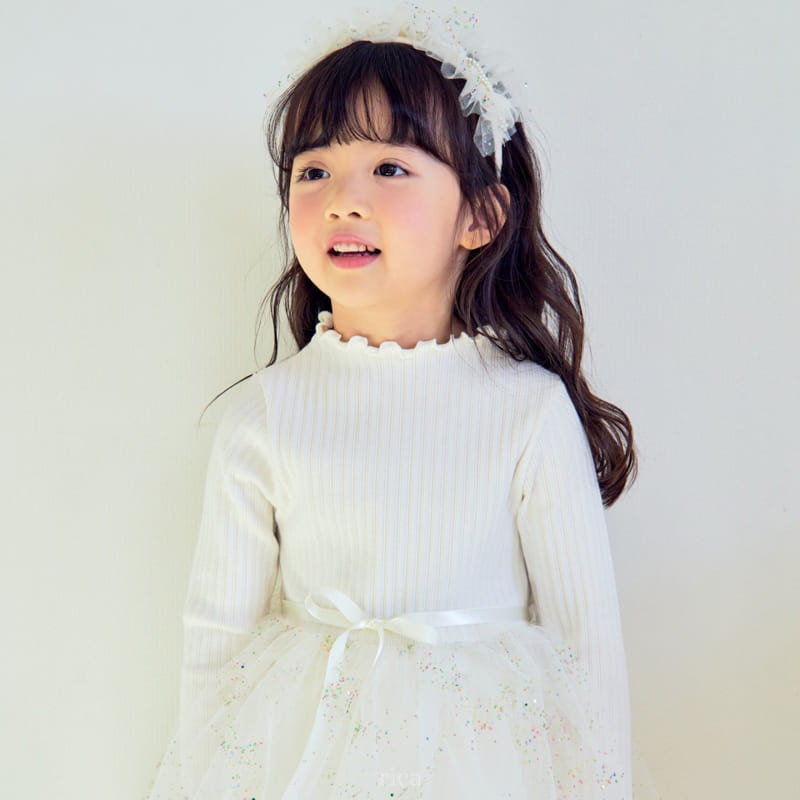 Rica - Korean Children Fashion - #magicofchildhood - Beads Ice Cream One-piece - 3