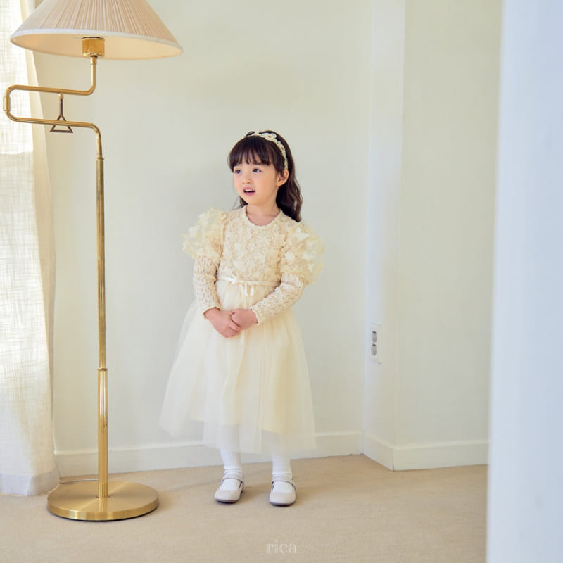 Rica - Korean Children Fashion - #prettylittlegirls - Butter Flower One-piece - 2