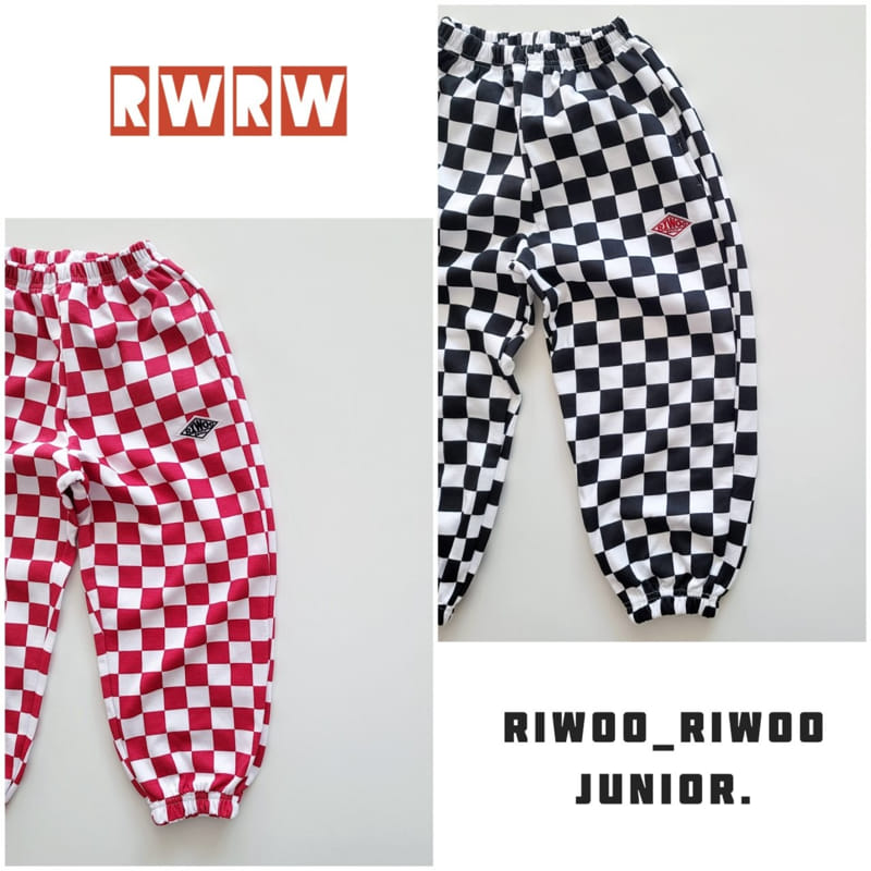 Riwoo Riwoo - Korean Junior Fashion - #Kfashion4kids - RW Check Wide Pants - 10