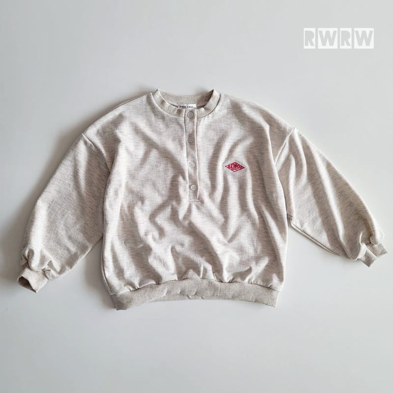 Riwoo Riwoo - Korean Junior Fashion - #designkidswear - Button Sweatshirt