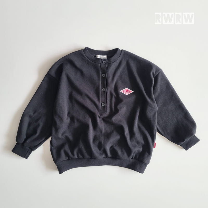Riwoo Riwoo - Korean Junior Fashion - #discoveringself - Button Sweatshirt - 2