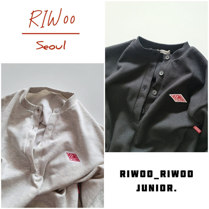 Riwoo Riwoo - Korean Junior Fashion - #fashionkids - Button Sweatshirt - 4