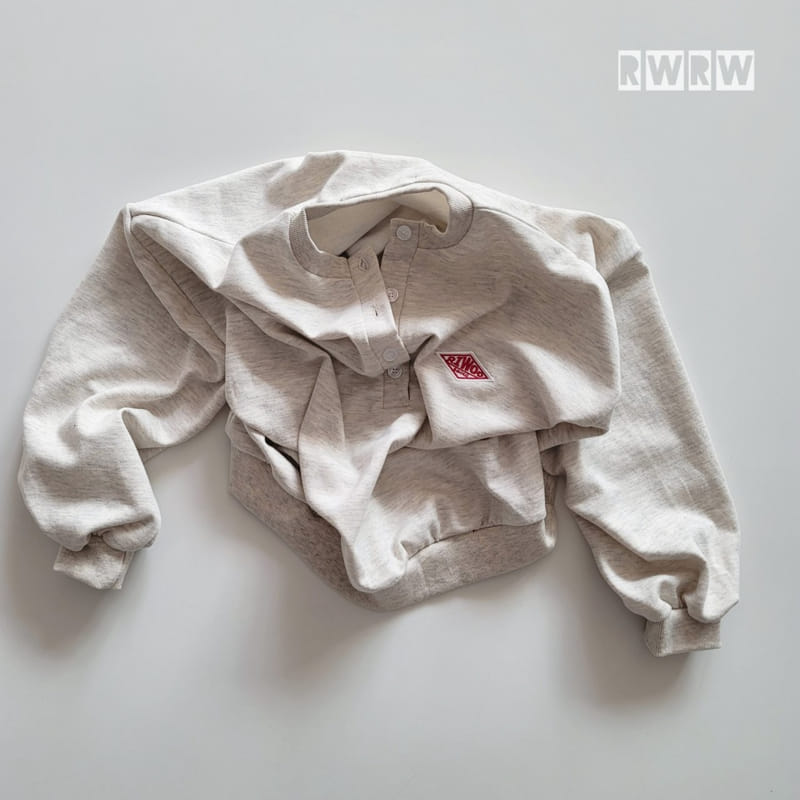 Riwoo Riwoo - Korean Junior Fashion - #kidsstore - Button Sweatshirt - 5