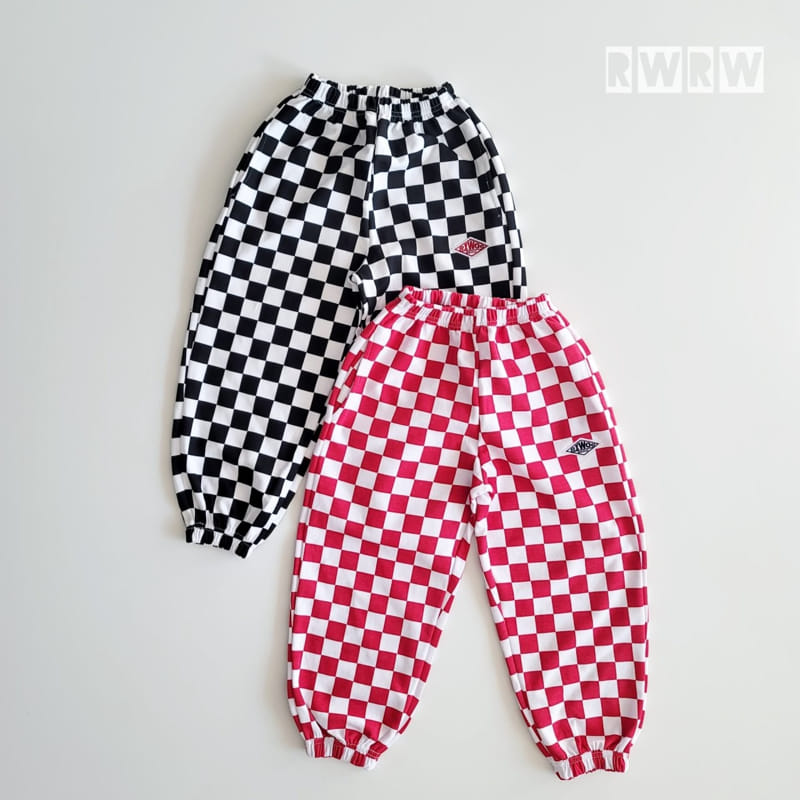Riwoo Riwoo - Korean Junior Fashion - #kidzfashiontrend - RW Check Wide Pants - 9