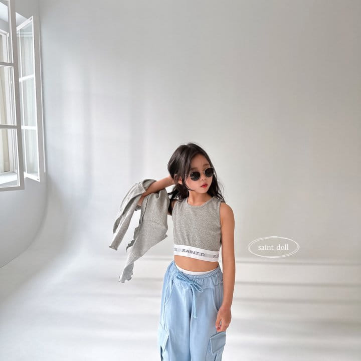 Saint Doll - Korean Children Fashion - #childofig - Banding Crop Sleeveless - 8
