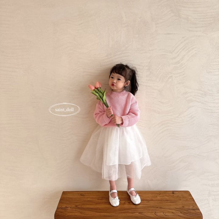 Saint Doll - Korean Children Fashion - #childrensboutique - Pastel Knit Tee - 7