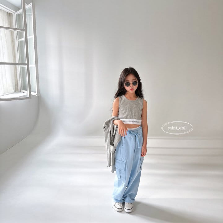Saint Doll - Korean Children Fashion - #childrensboutique - Banding Crop Sleeveless - 9
