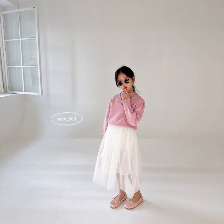 Saint Doll - Korean Children Fashion - #designkidswear - Puff Knit Tee - 7
