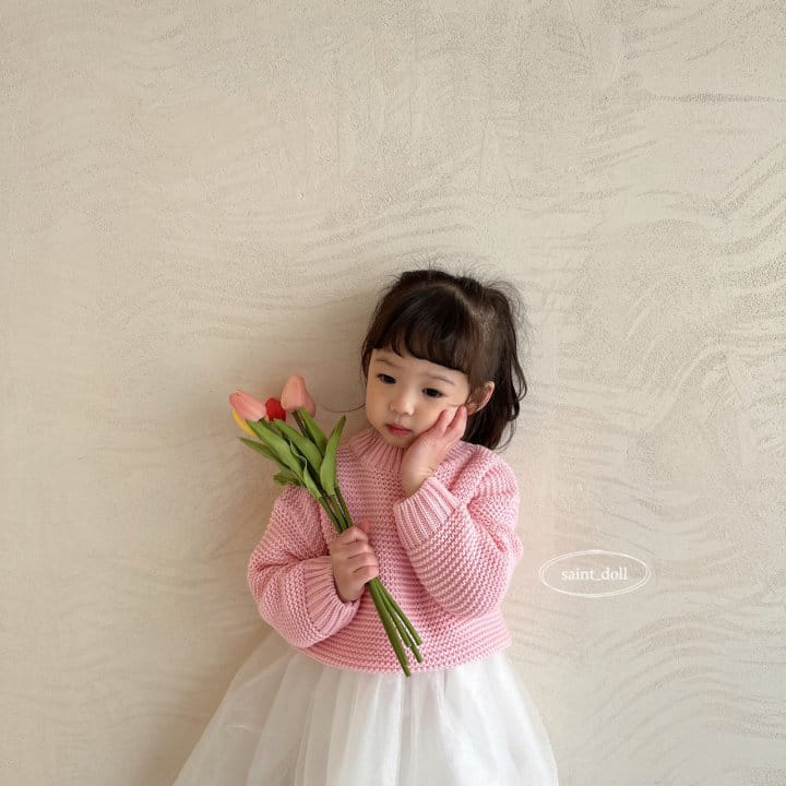 Saint Doll - Korean Children Fashion - #discoveringself - Pastel Knit Tee - 9