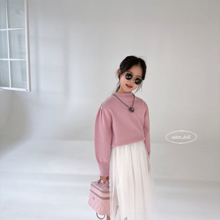 Saint Doll - Korean Children Fashion - #discoveringself - Puff Knit Tee - 8
