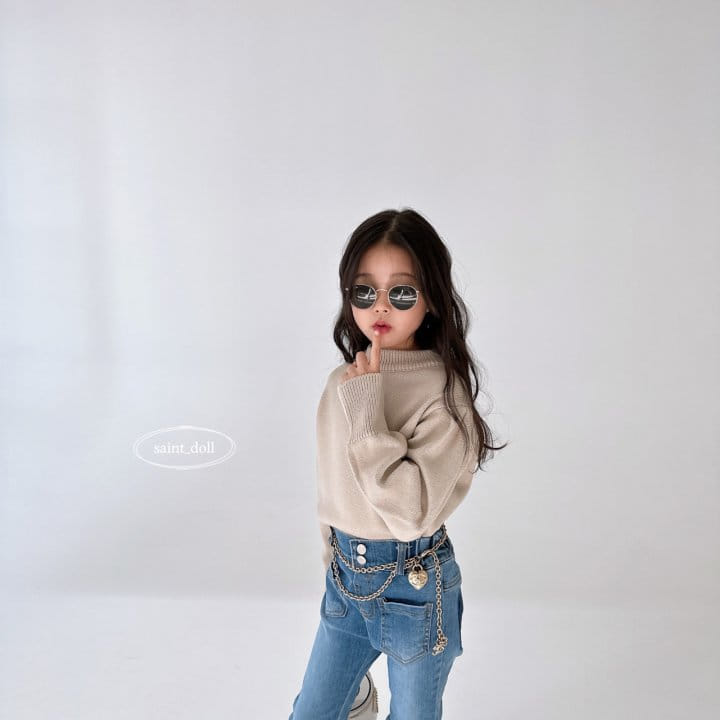 Saint Doll - Korean Children Fashion - #fashionkids - Puff Knit Tee - 9
