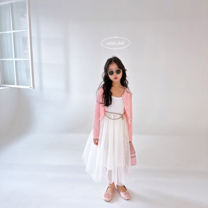Saint Doll - Korean Children Fashion - #kidsshorts - Pearl Cardigan - 7
