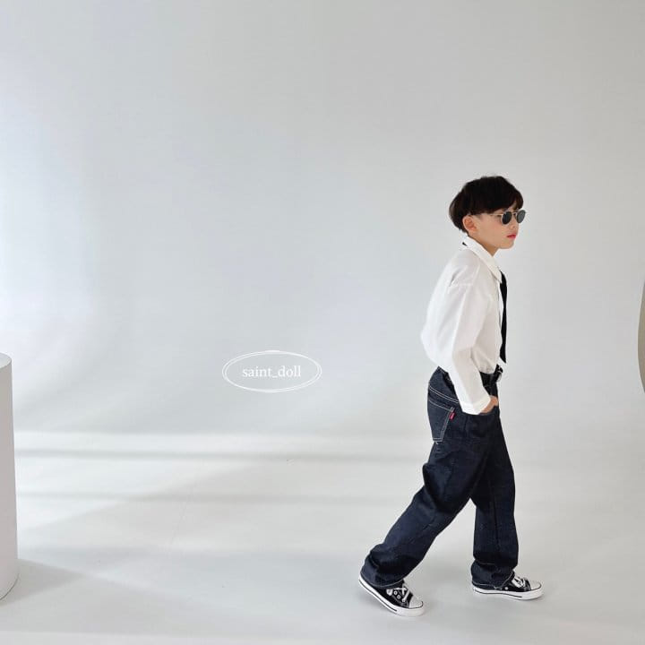 Saint Doll - Korean Children Fashion - #kidsshorts - Simple Shirt - 5