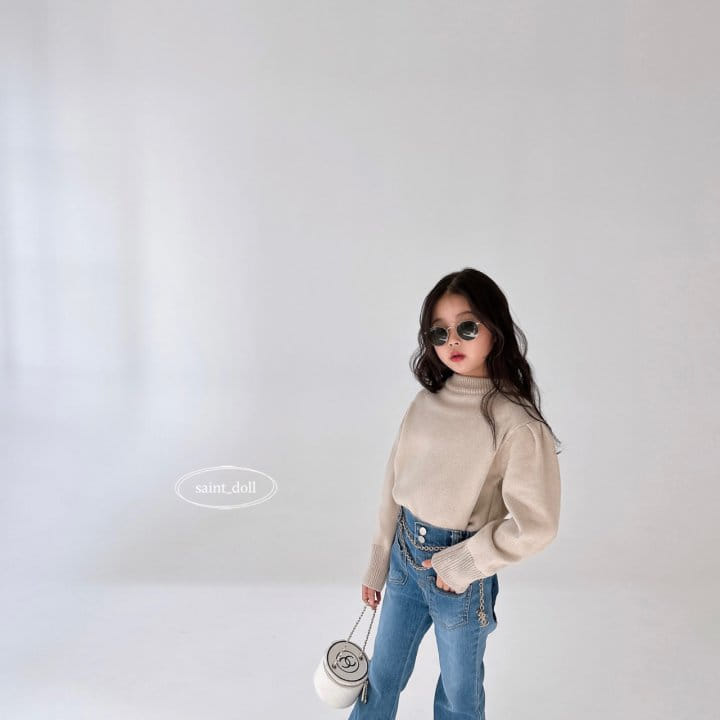 Saint Doll - Korean Children Fashion - #kidsstore - Puff Knit Tee - 11
