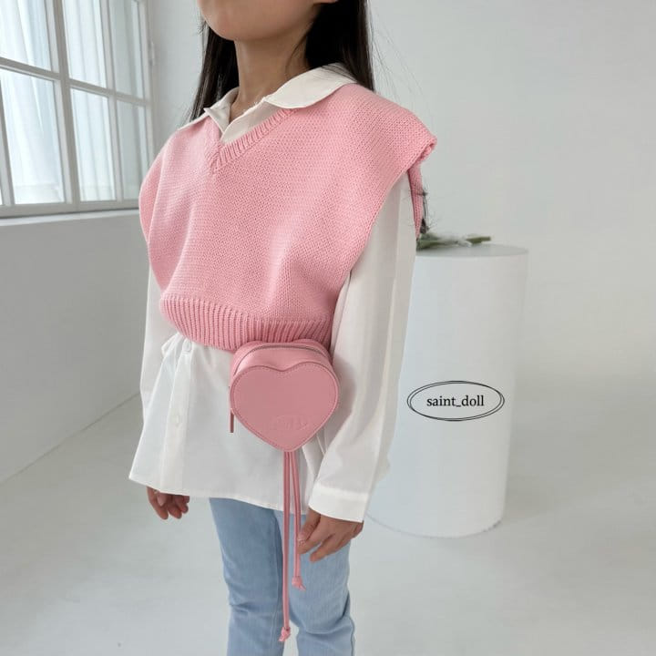 Saint Doll - Korean Children Fashion - #littlefashionista - Heart Bag - 11