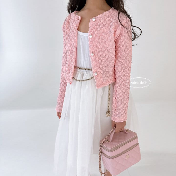 Saint Doll - Korean Children Fashion - #littlefashionista - Pearl Cardigan - 11