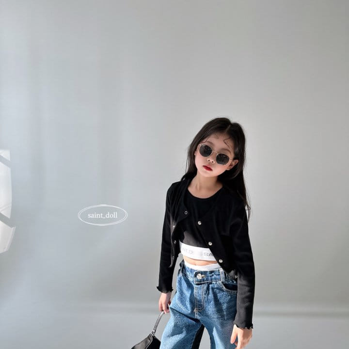Saint Doll - Korean Children Fashion - #minifashionista - Banding Crop Sleeveless - 3