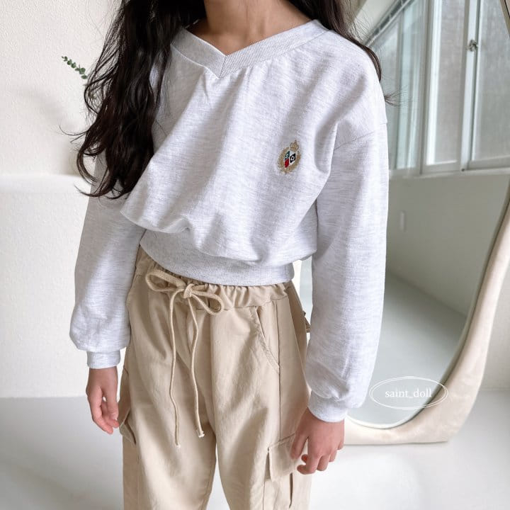 Saint Doll - Korean Children Fashion - #minifashionista - Simple V Sweatshirt with Mom - 7