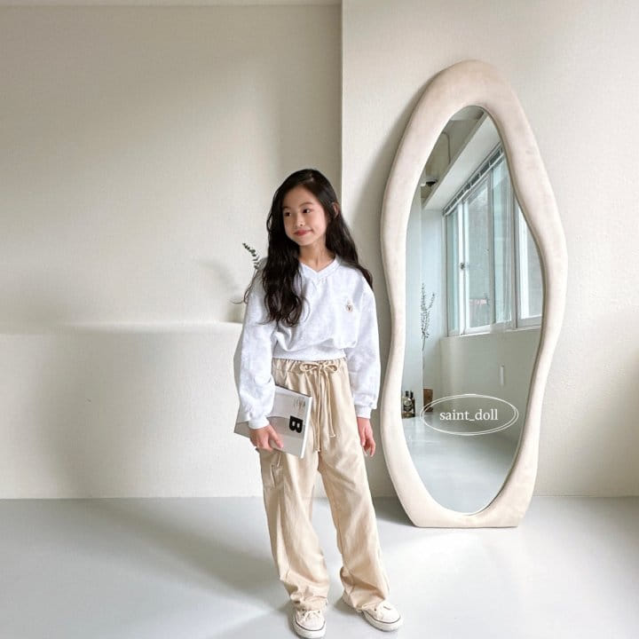 Saint Doll - Korean Children Fashion - #prettylittlegirls - Simple V Sweatshirt with Mom - 8
