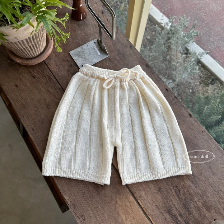 Saint Doll - Korean Children Fashion - #toddlerclothing - Knit Shorts