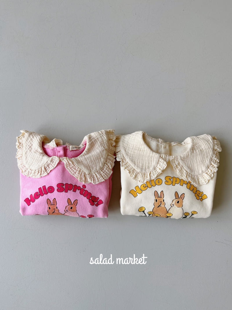 Salad Market - Korean Children Fashion - #Kfashion4kids - Spring Collar Sweatshirt