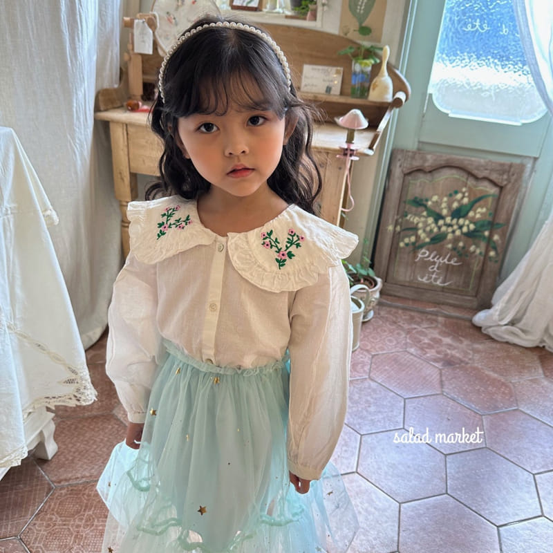 Salad Market - Korean Children Fashion - #designkidswear - Pioni Blouse - 8